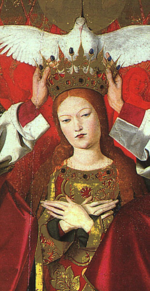 The Coronation of the Virgin (detail)