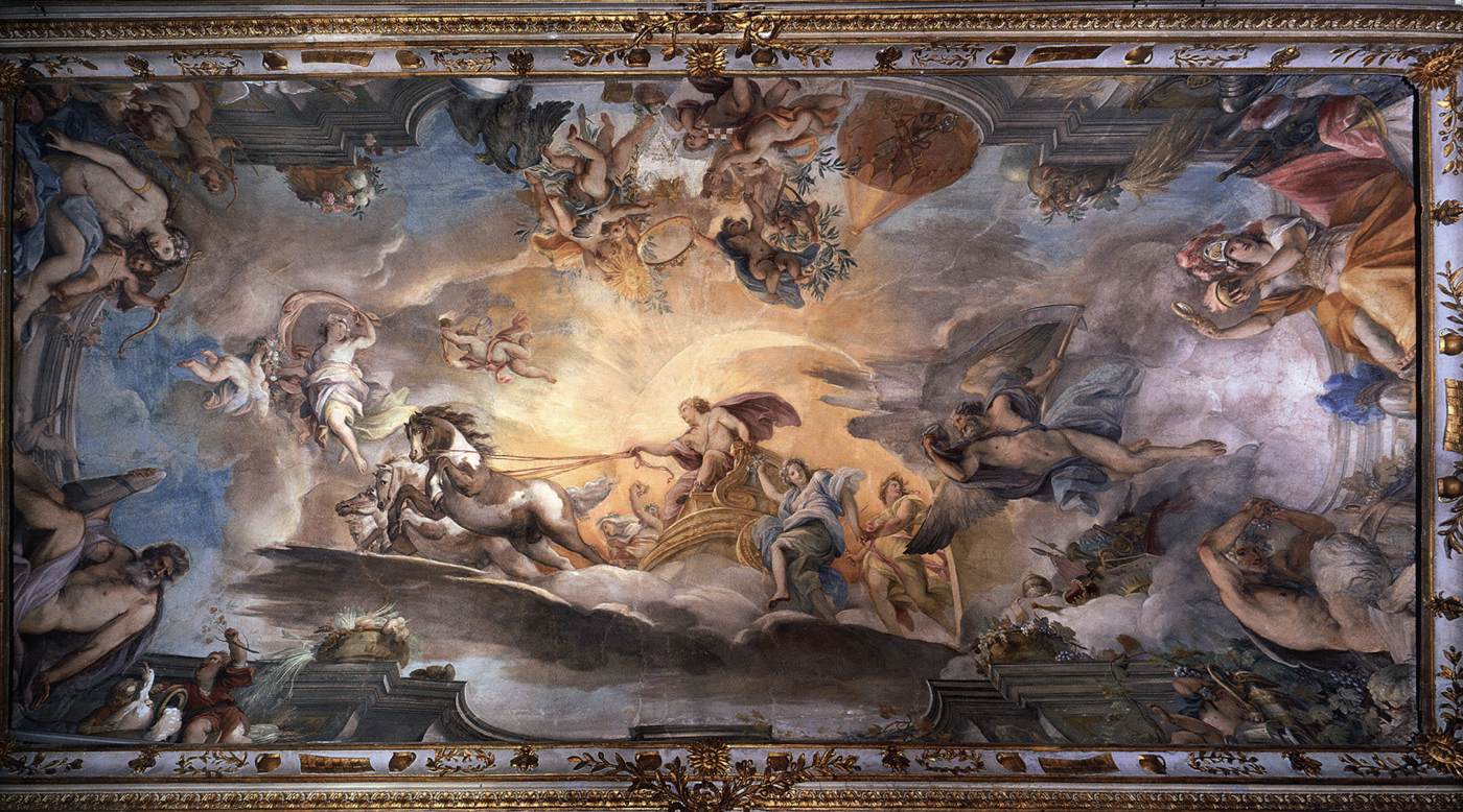 Aurora and Apollo on the Chariot of the Sun