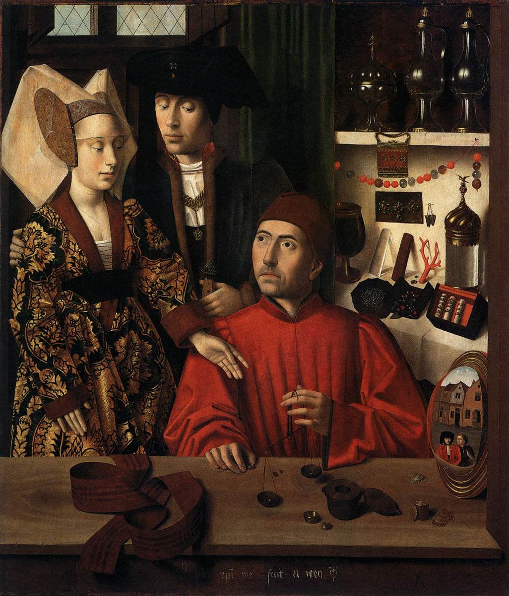 St Eligius in His Workshop
