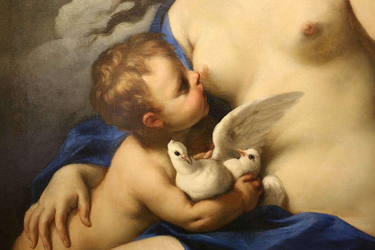 Venus and Cupid (detail)