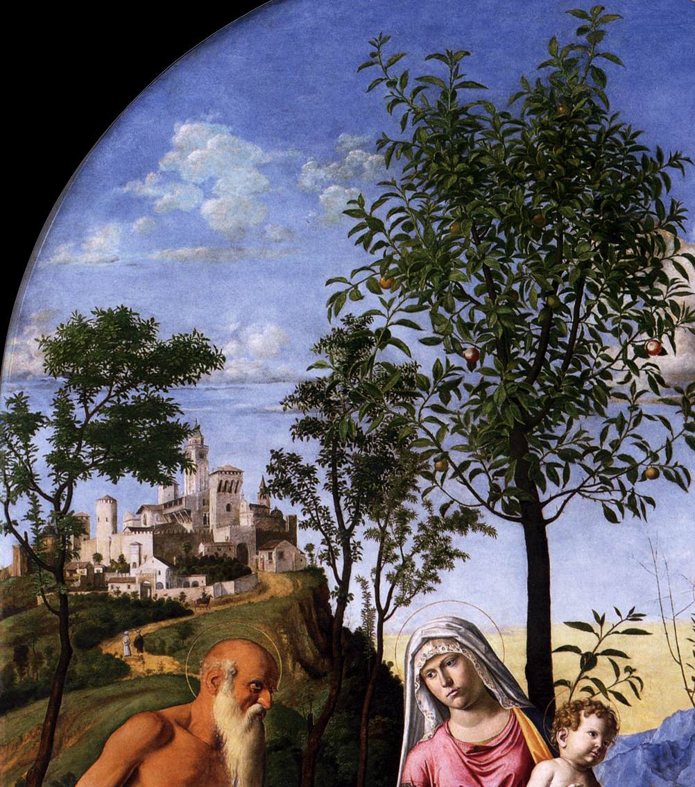 Madonna of the Orange Tree (detail)