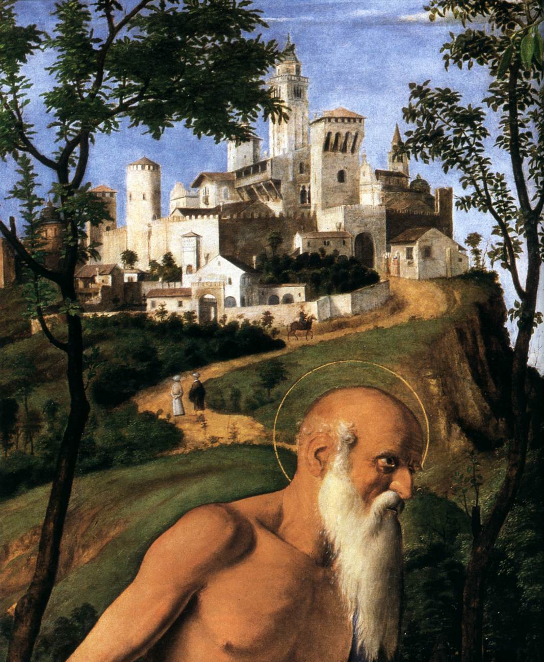 Madonna of the Orange Tree (detail)