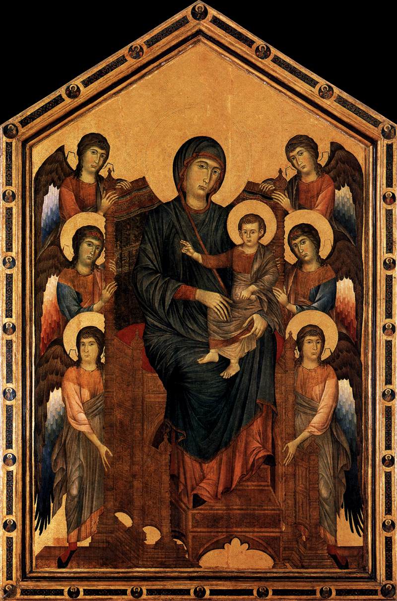 Virgin Enthroned with Angels