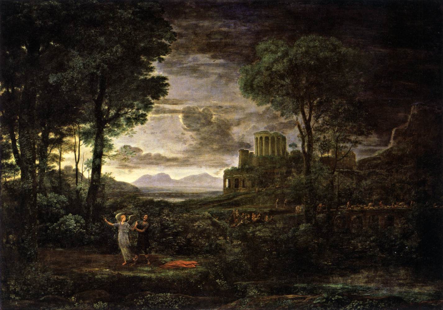 Landscape with Jacob Wrestling with the Angel