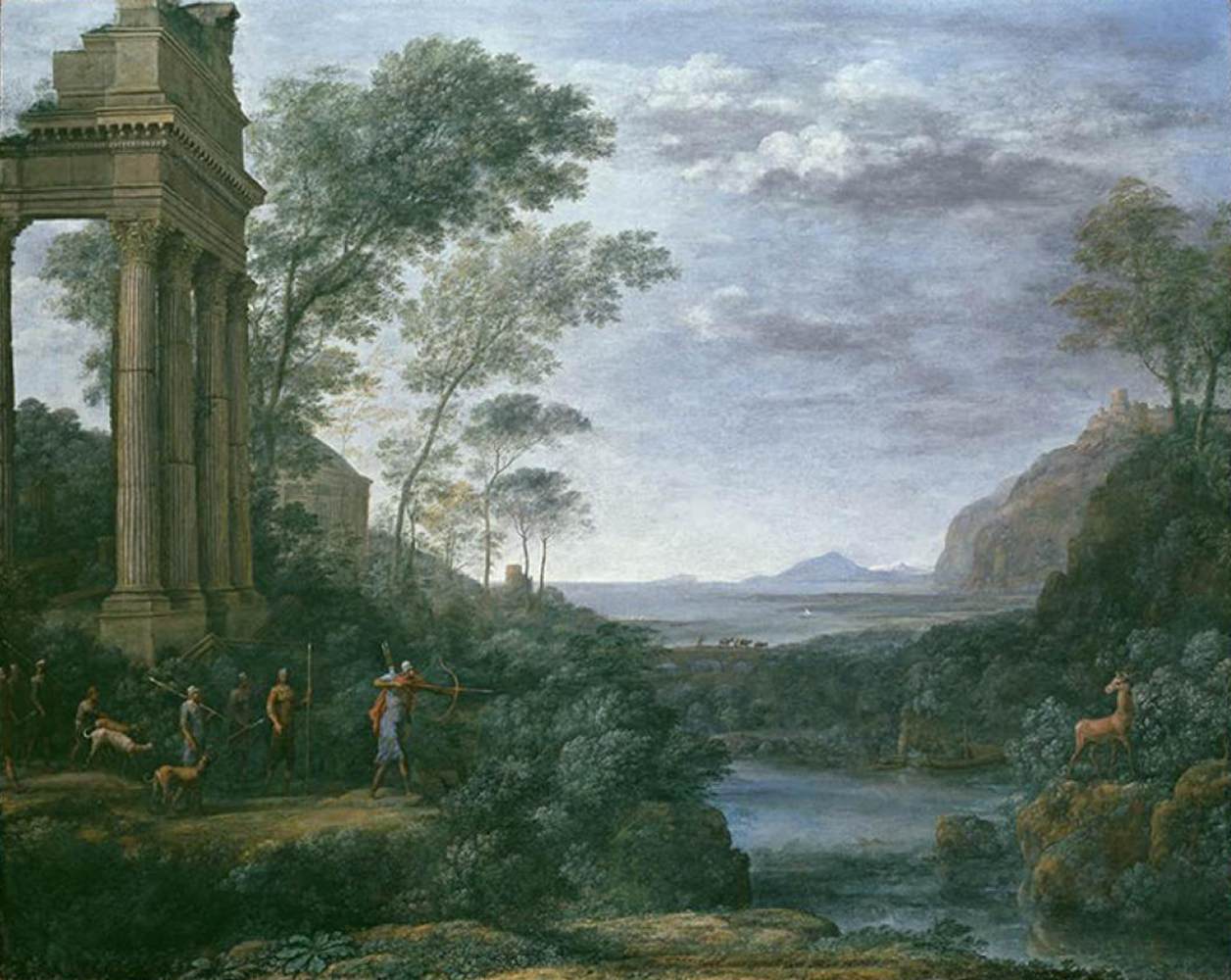 Landscape with Ascanius Shooting the Stag of Sylvia