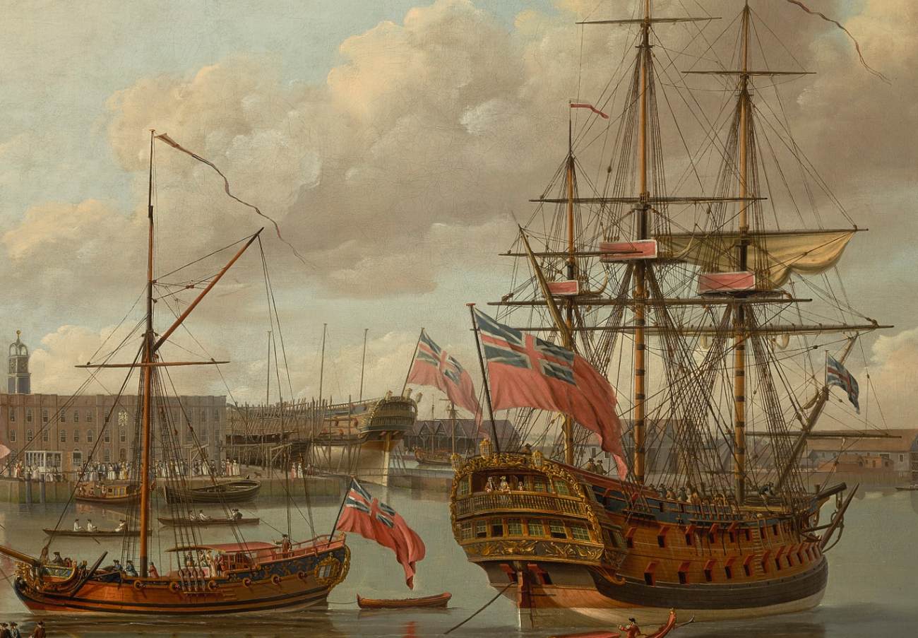 Deptford Shipyard, London (detail)