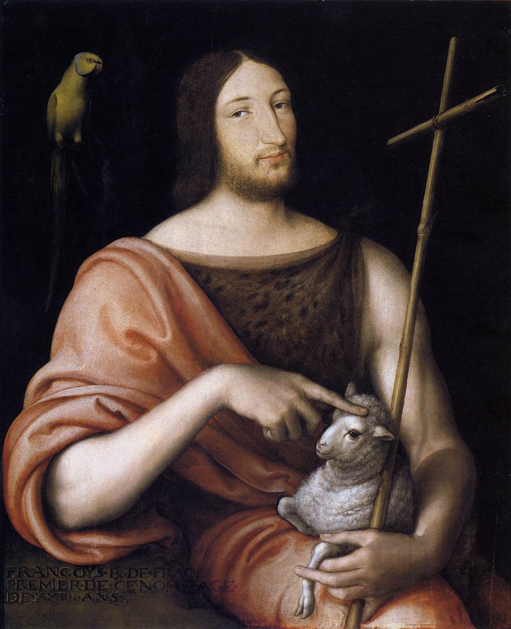 Portrait of François I as St John the Baptist