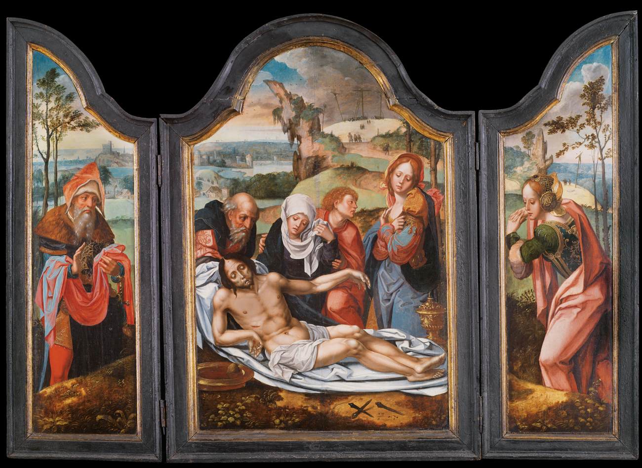 Triptych with the Lamentation