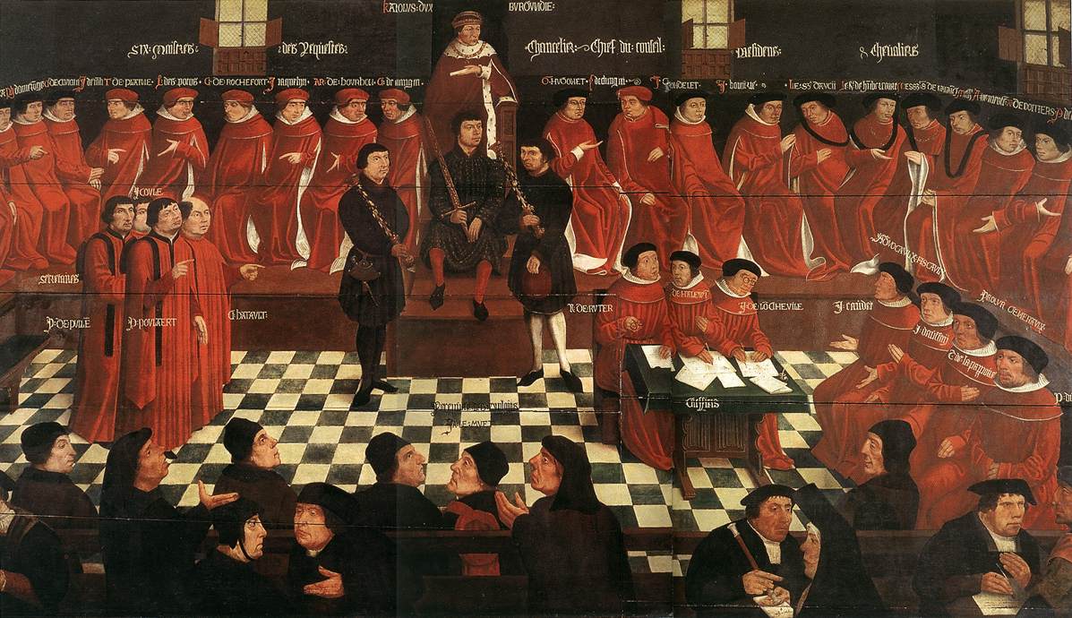 Opening Session of the Parliament of Burgundy (detail)