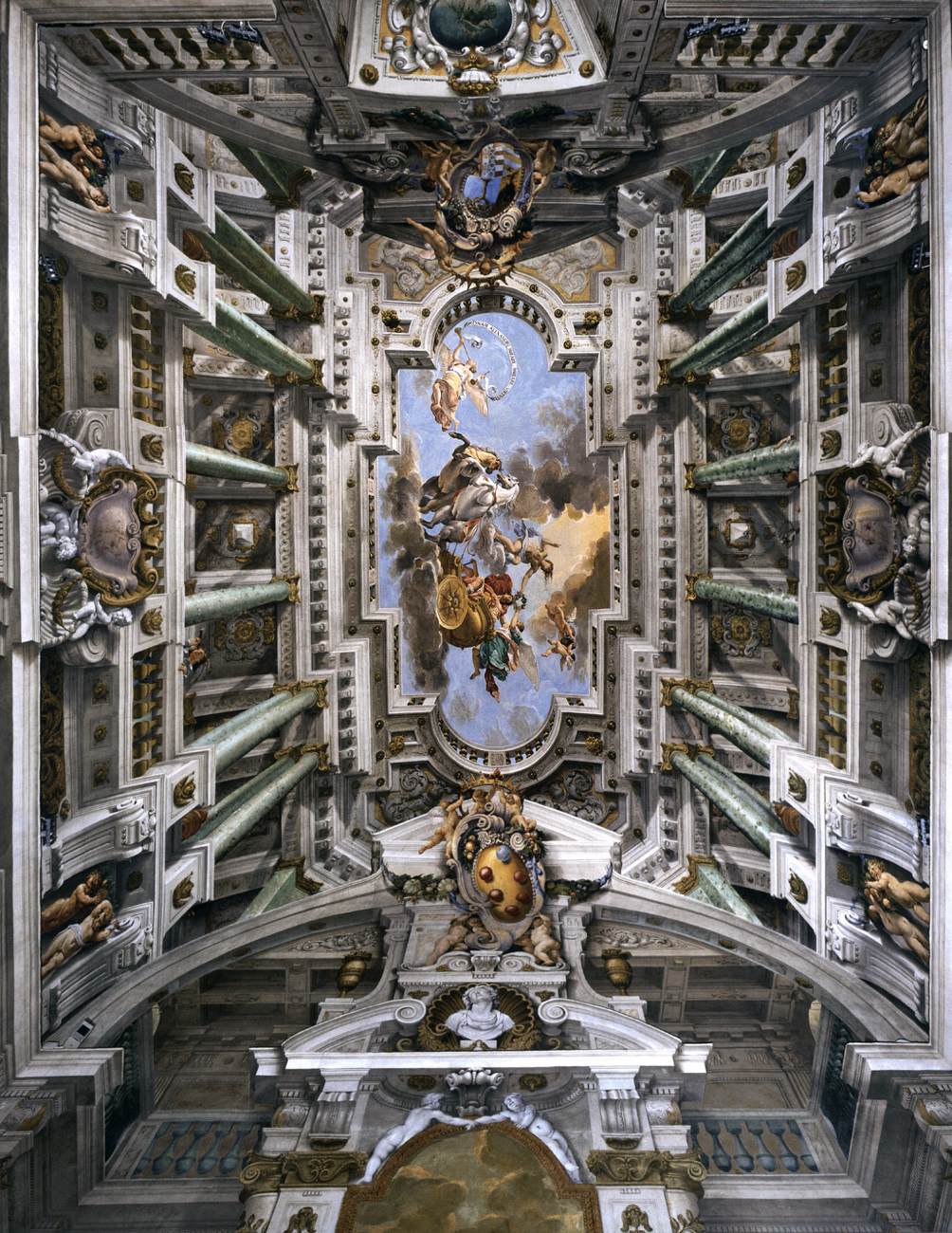 Ceiling of the Udienza Privata