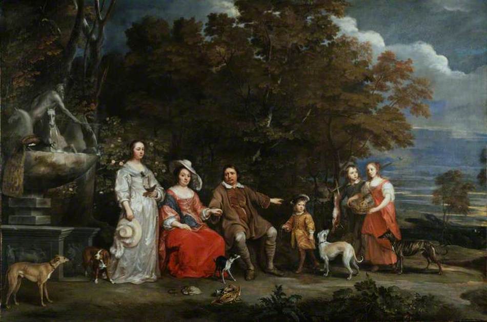 Family Group in a Landscape