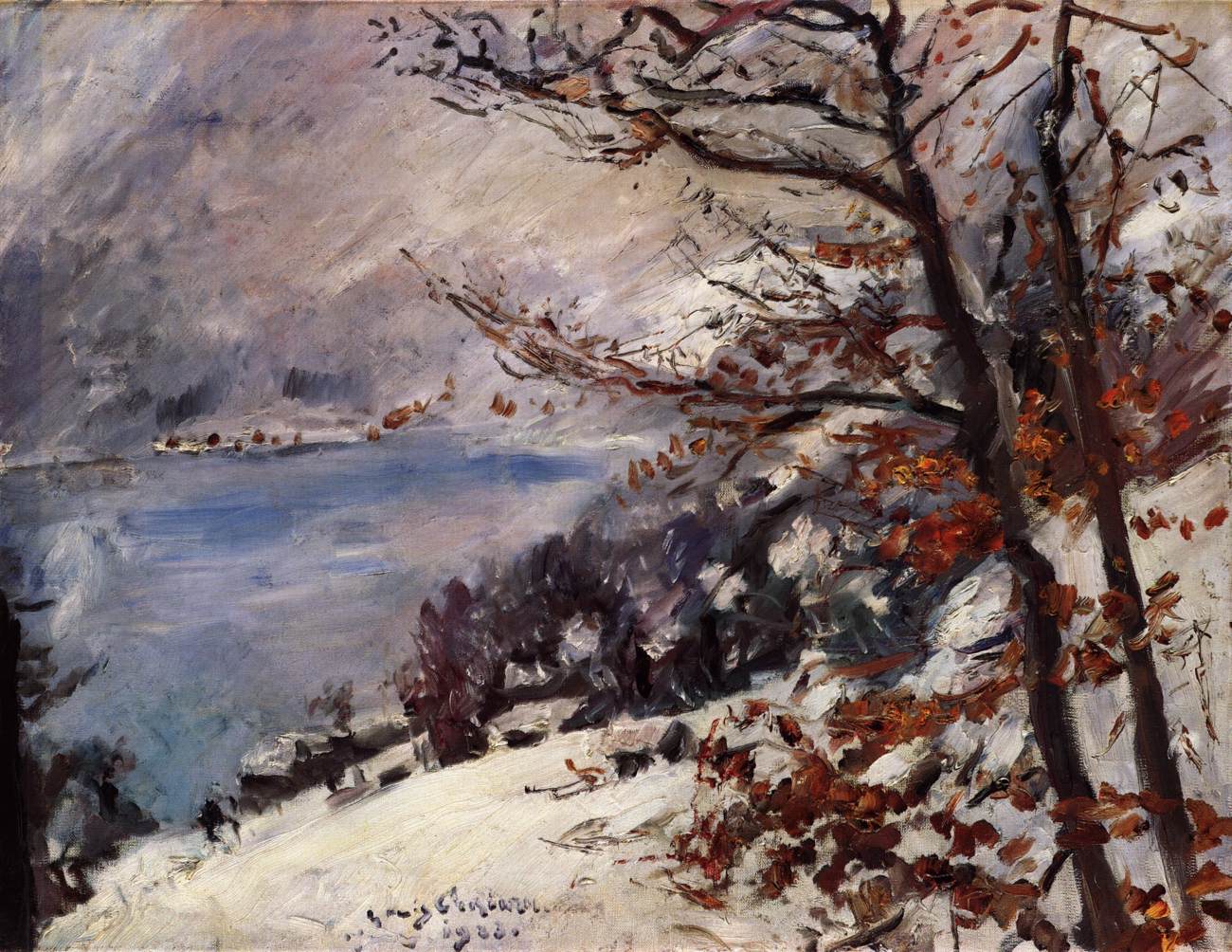 The Walchensee in Winter