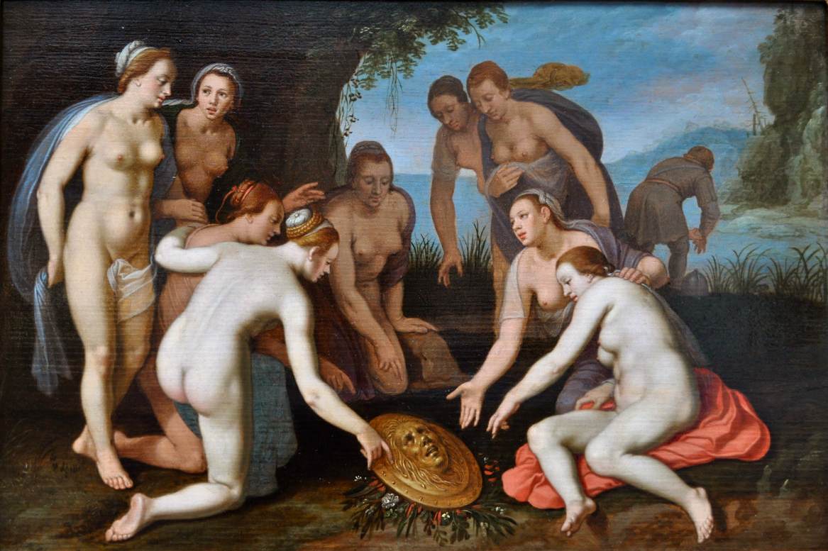 Nymphs Discussing the Petrifying Effects of the Head of Medusa