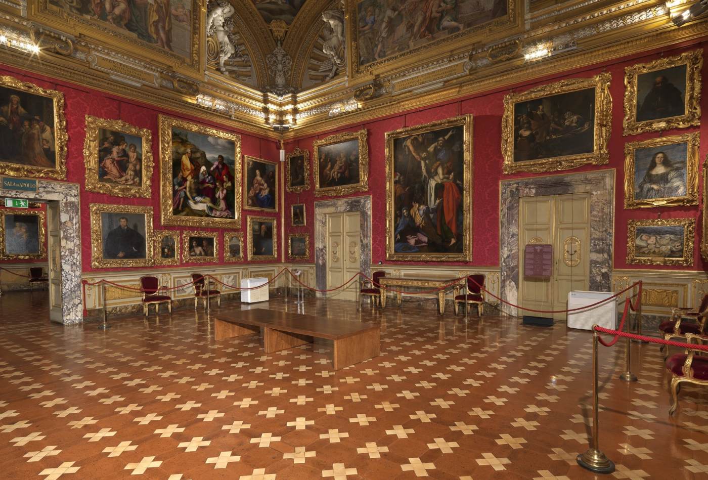 View of the Sala di Apollo