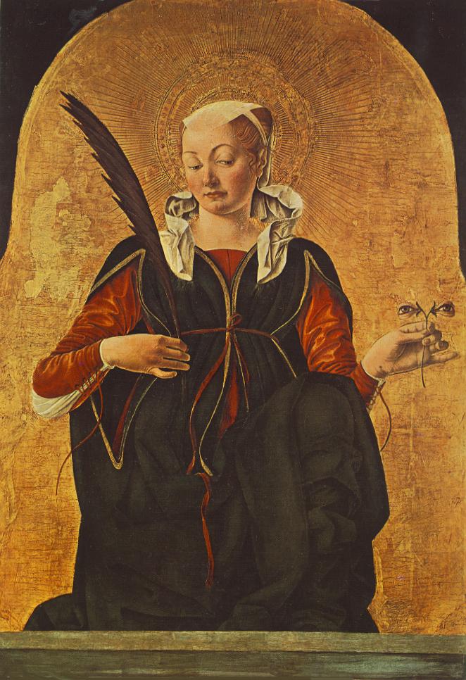 Griffoni Polyptych: St Lucy