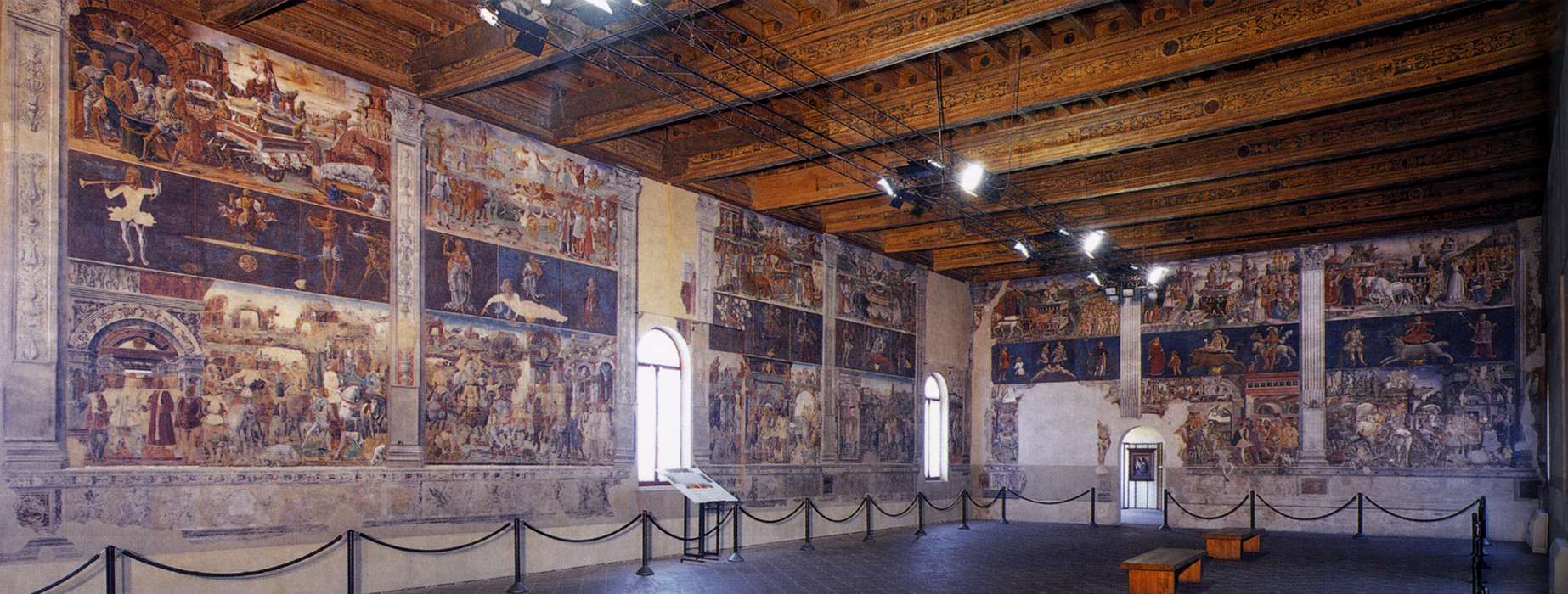 View of the Salone dei Mesi