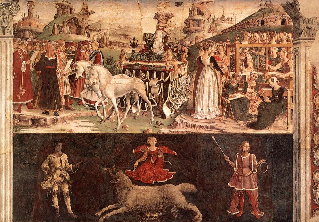 Allegory of March: Triumph of Minerva
