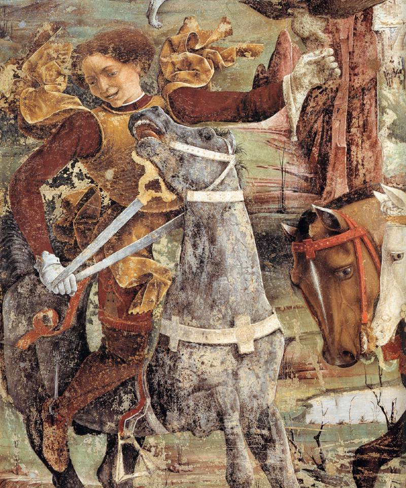 Allegory of March: Triumph of Minerva (detail)