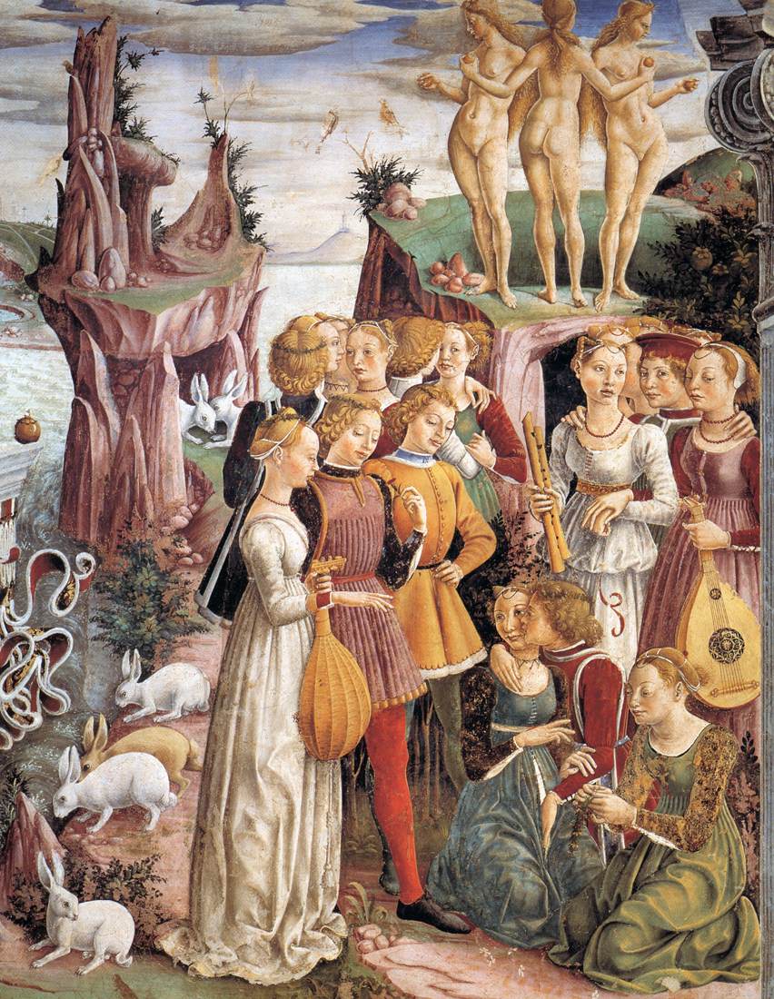 Allegory of April: Triumph of Venus (detail)