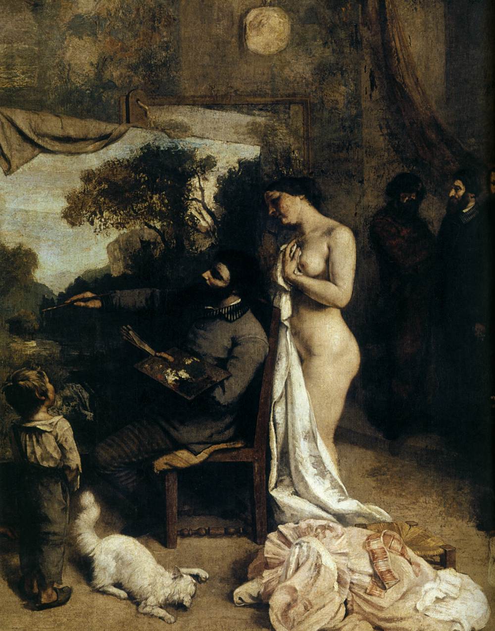 The Studio of the Painter (detail)