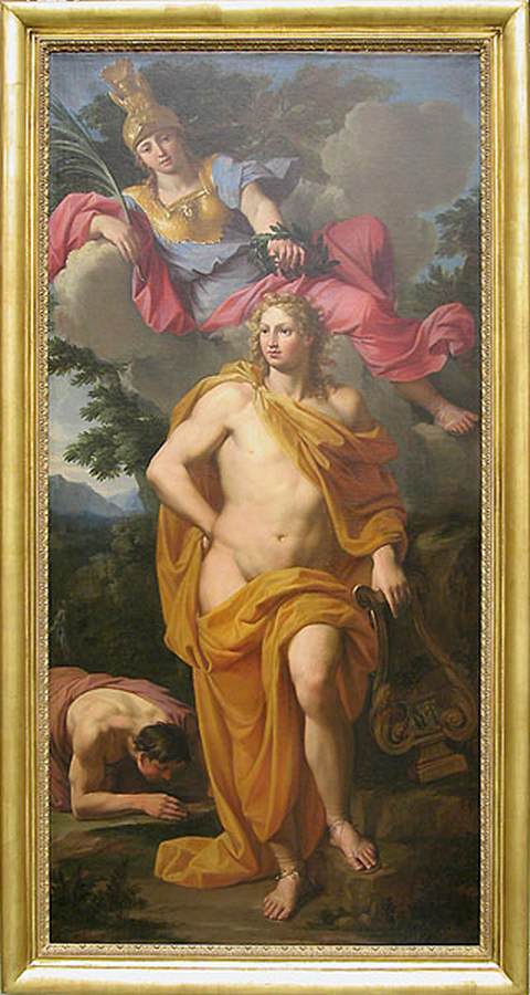 Apollo Crowned by Minerva