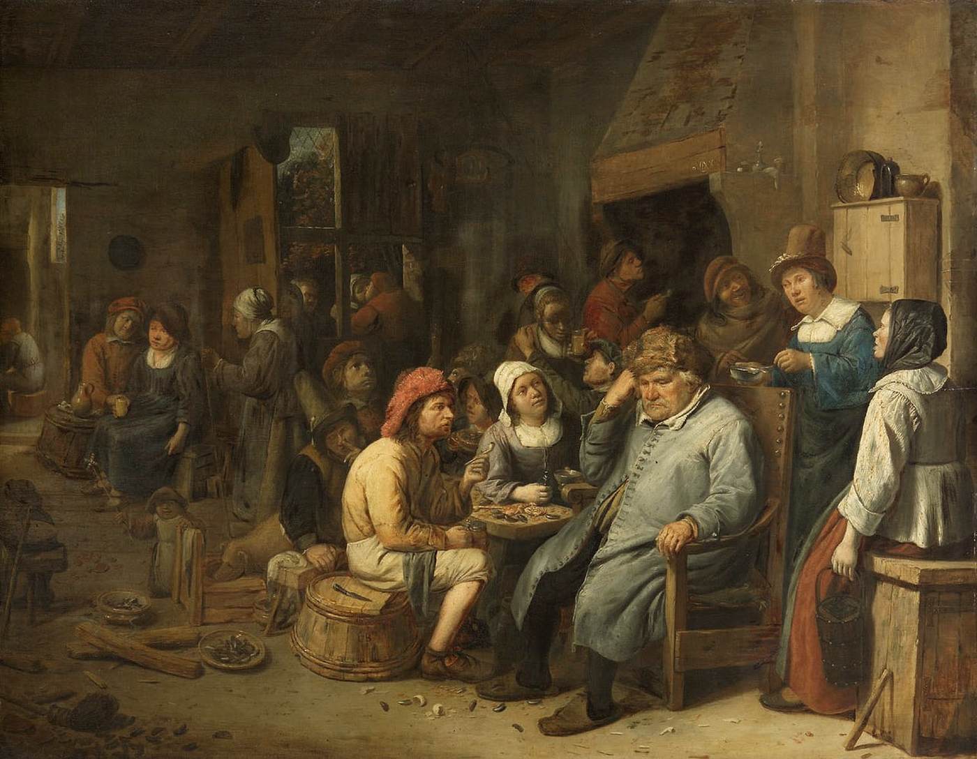 Company of Peasants in a Tavern