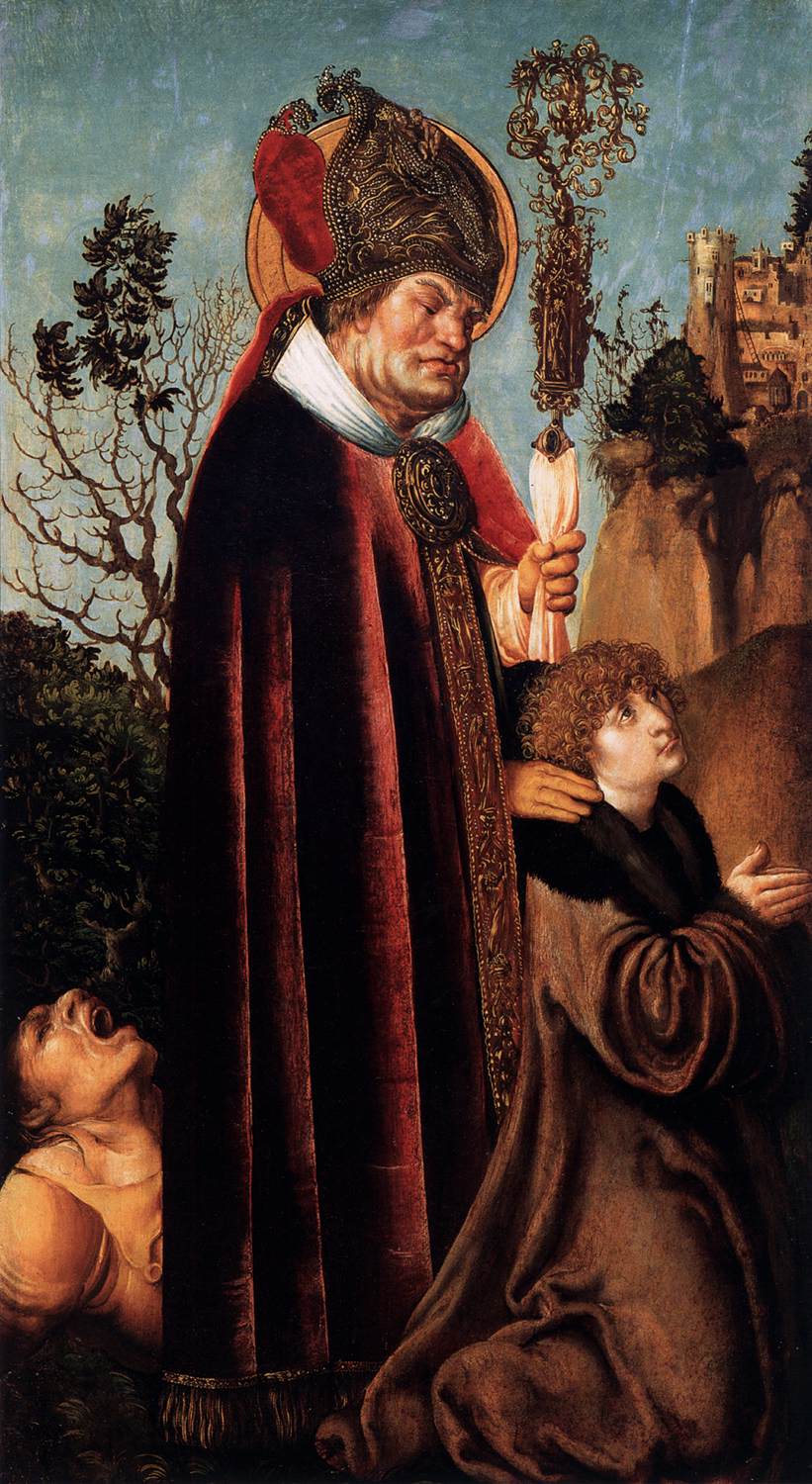 St Valentine with a Donor