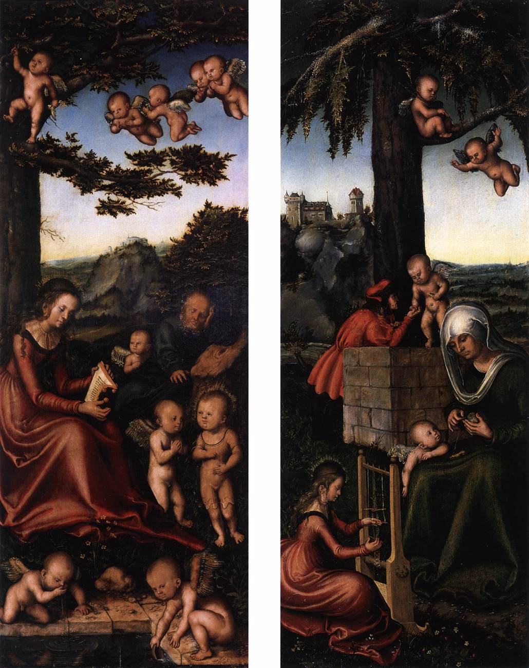 The Holy Family and The Education of the Virgin