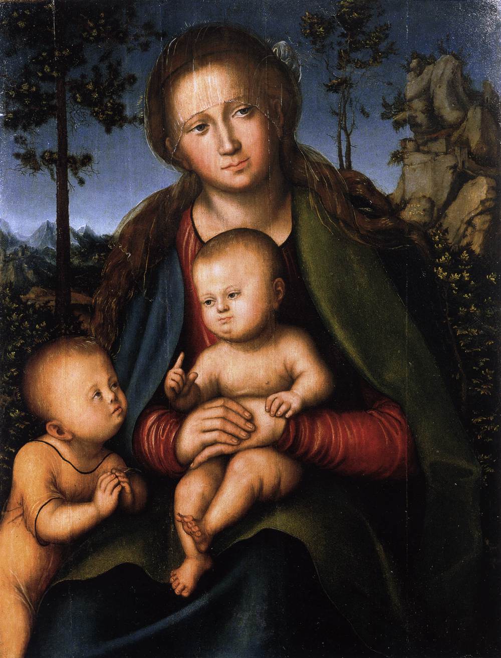 Madonna and Child with the Infant St John