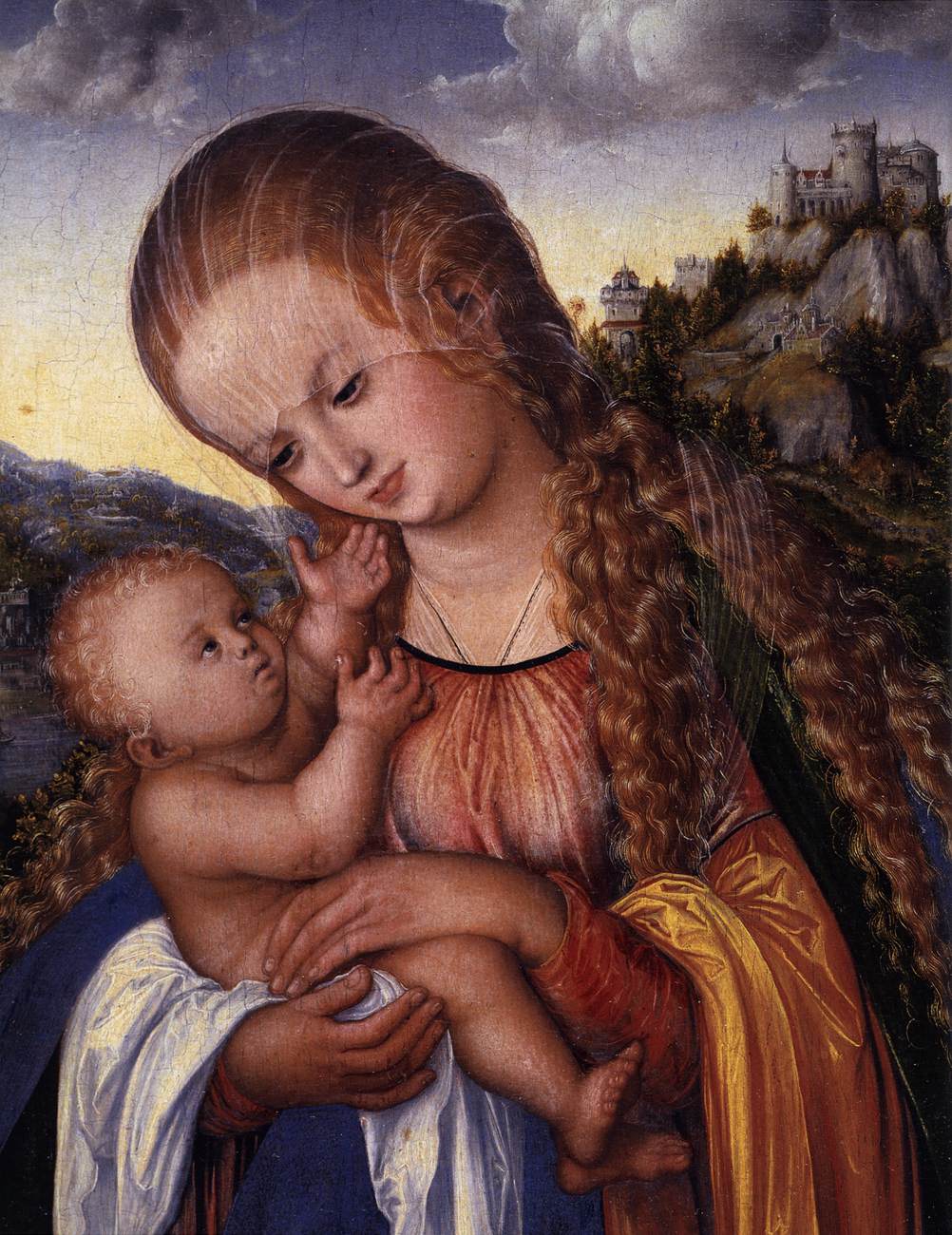 Virgin and Child (detail)