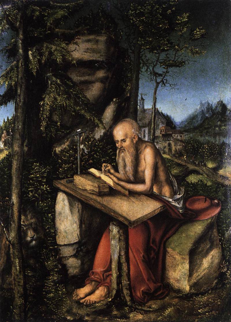 St Jerome in a Landscape