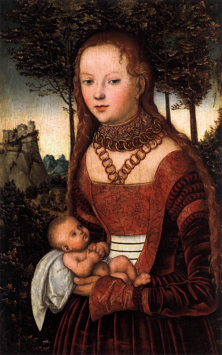 Young Mother with Child