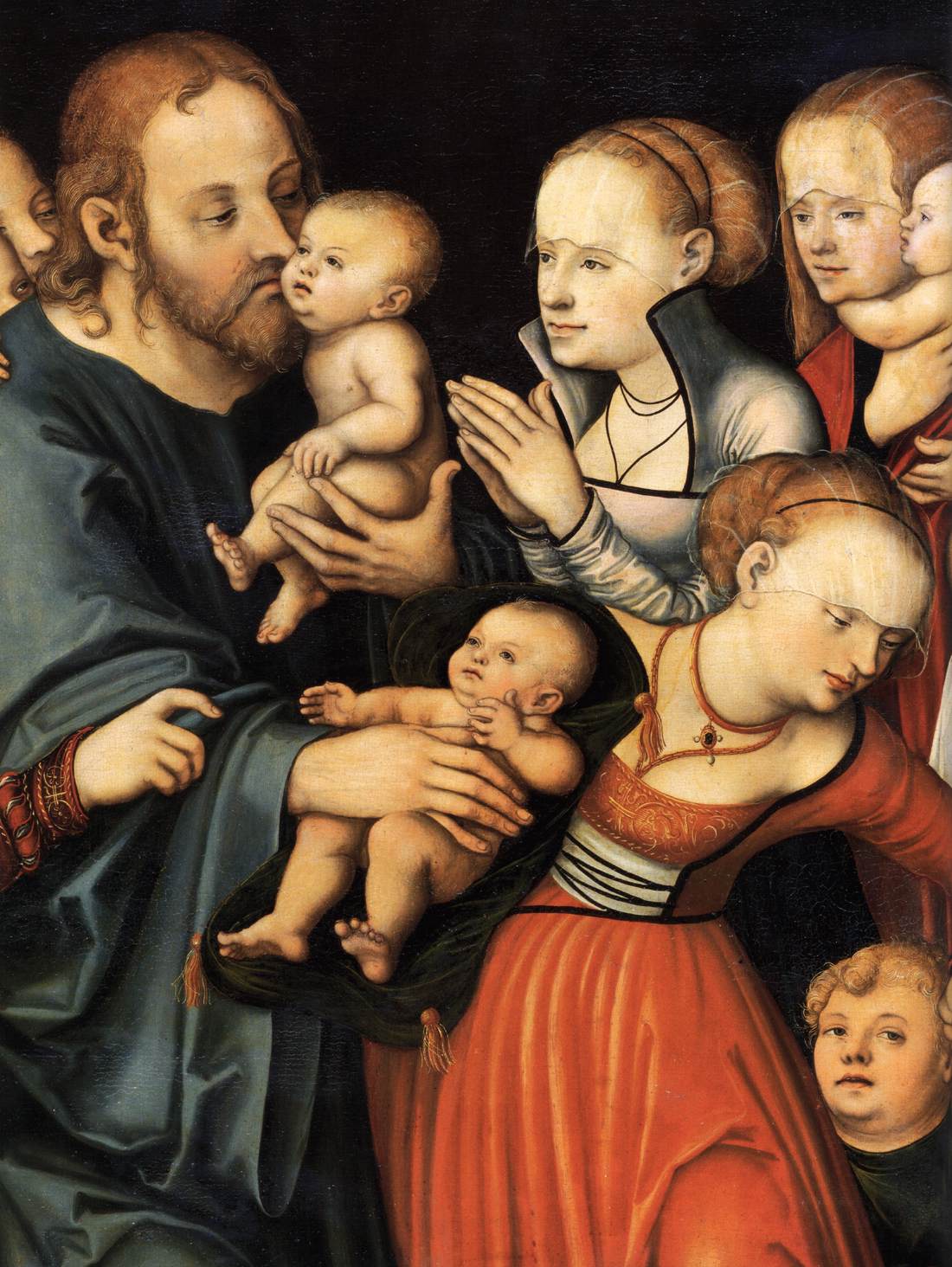 Christ Blessing the Children (detail)