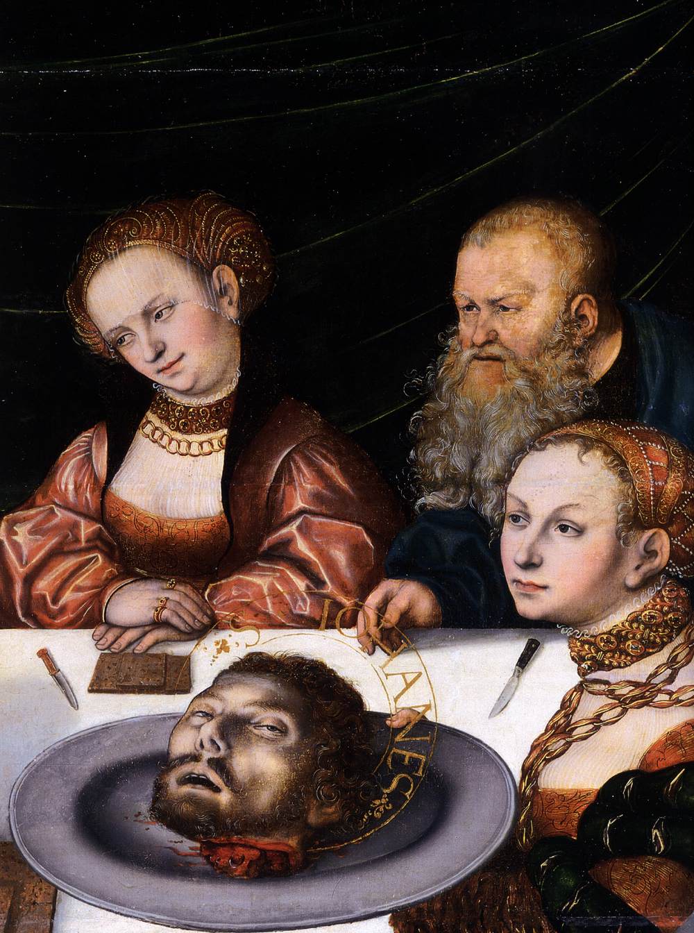 The Feast of Herod (detail)