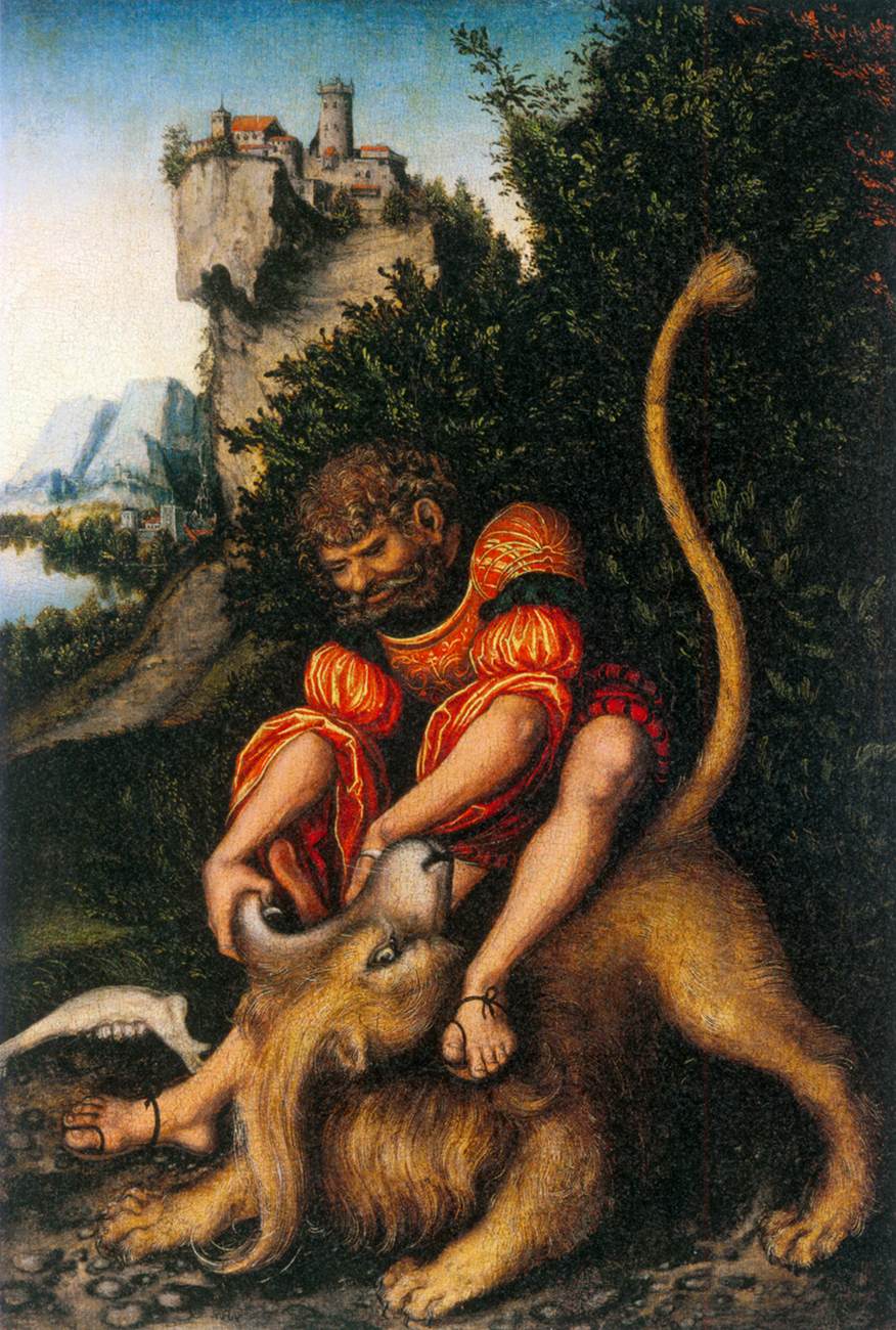 Samson Slaying the Lion