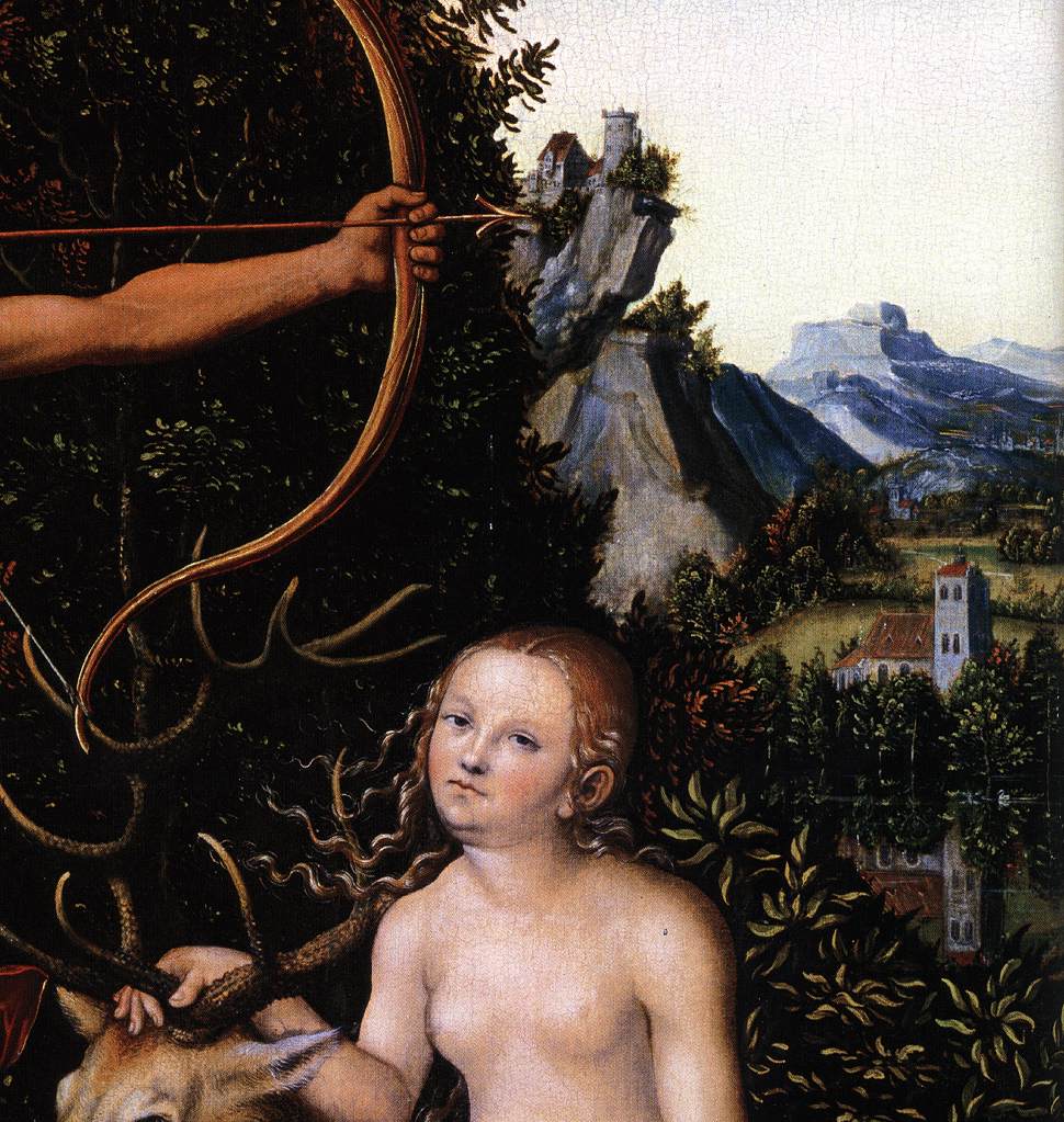 Apollo and Diana (detail)