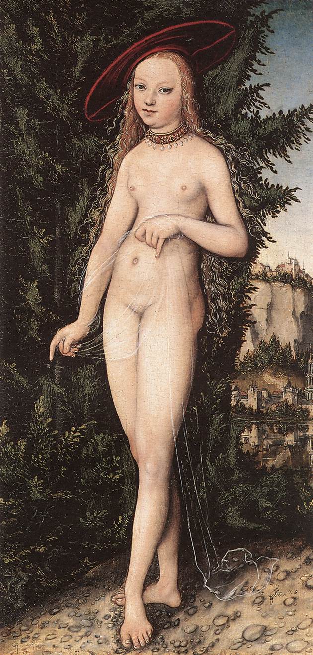 Venus Standing in a Landscape (detail)