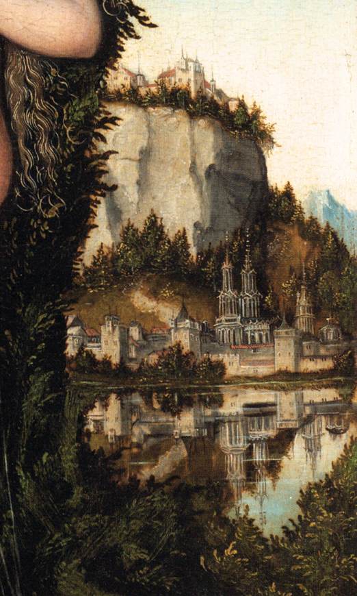 Venus Standing in a Landscape (detail)