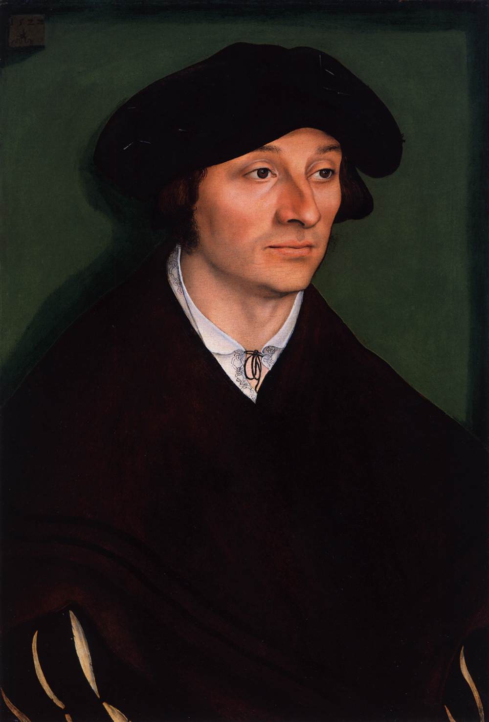 Portrait of a Clean-Shaven Young Man