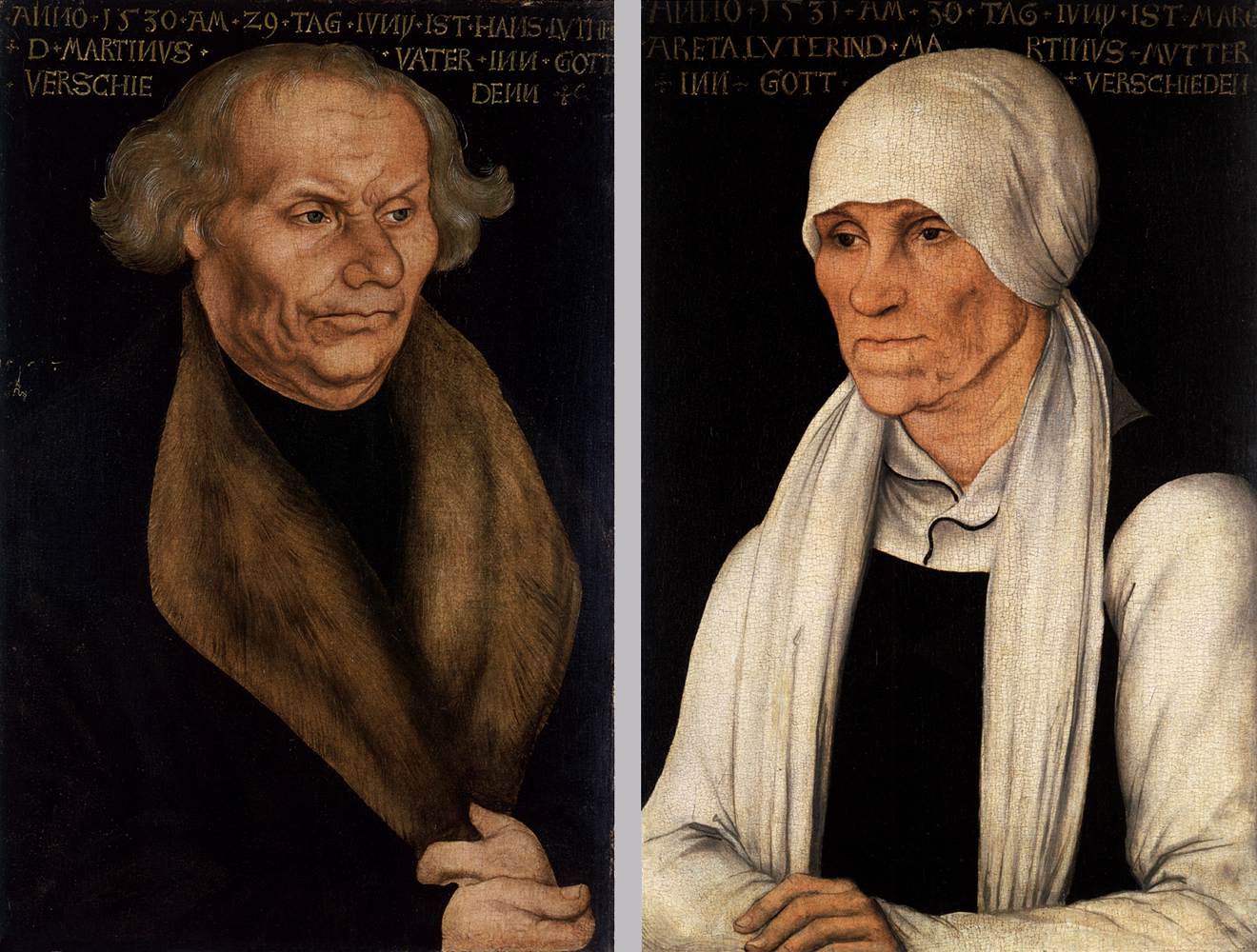 Portraits of Hans Luther and Margaretha Luther