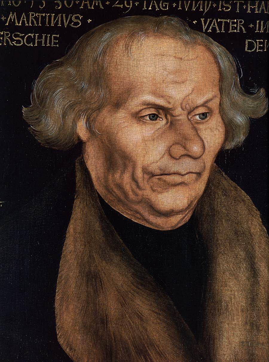 Portrait of Hans Luther (detail)
