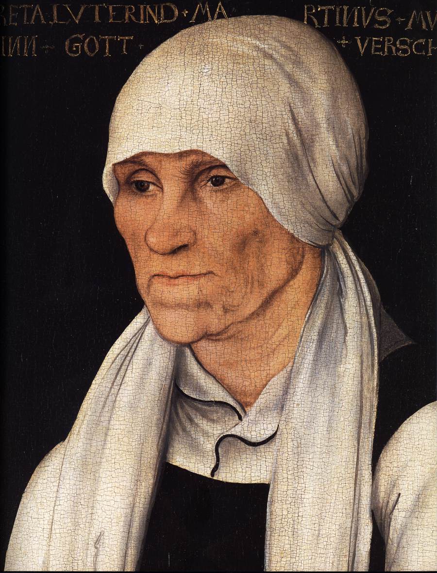 Portrait of Margaretha Luther (detail)