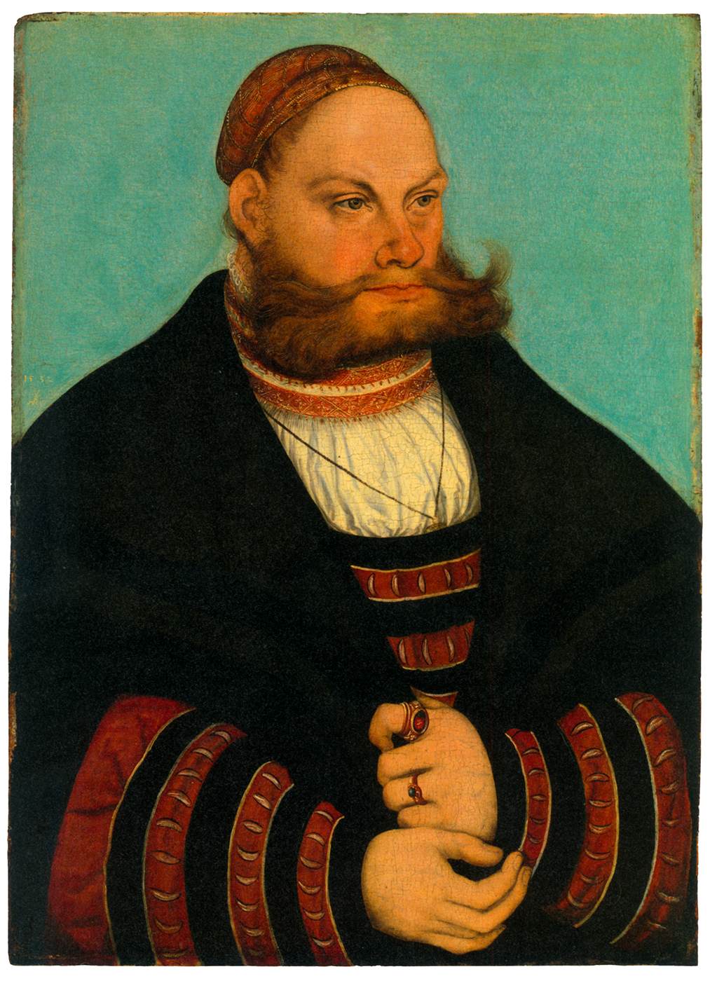 Portrait of a Man with a Gold Embroidered Cap