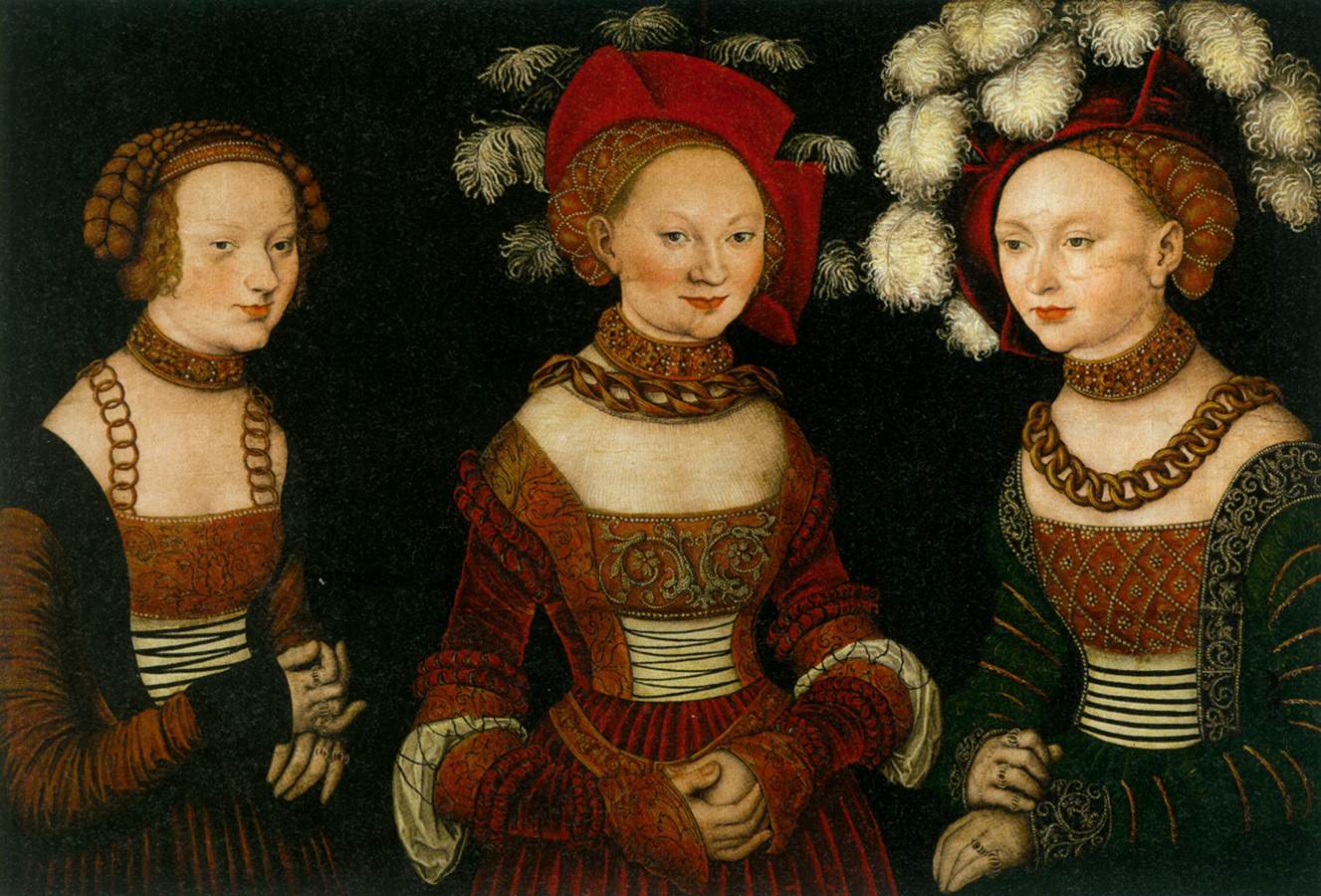 Saxon Princesses Sibylla, Emilia and Sidonia