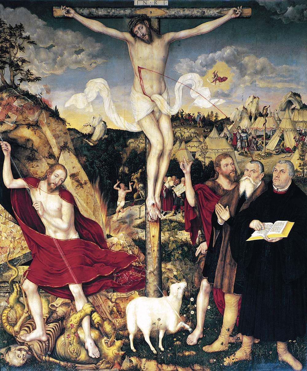 Weimar Altarpiece: Crucifixion (central panel)