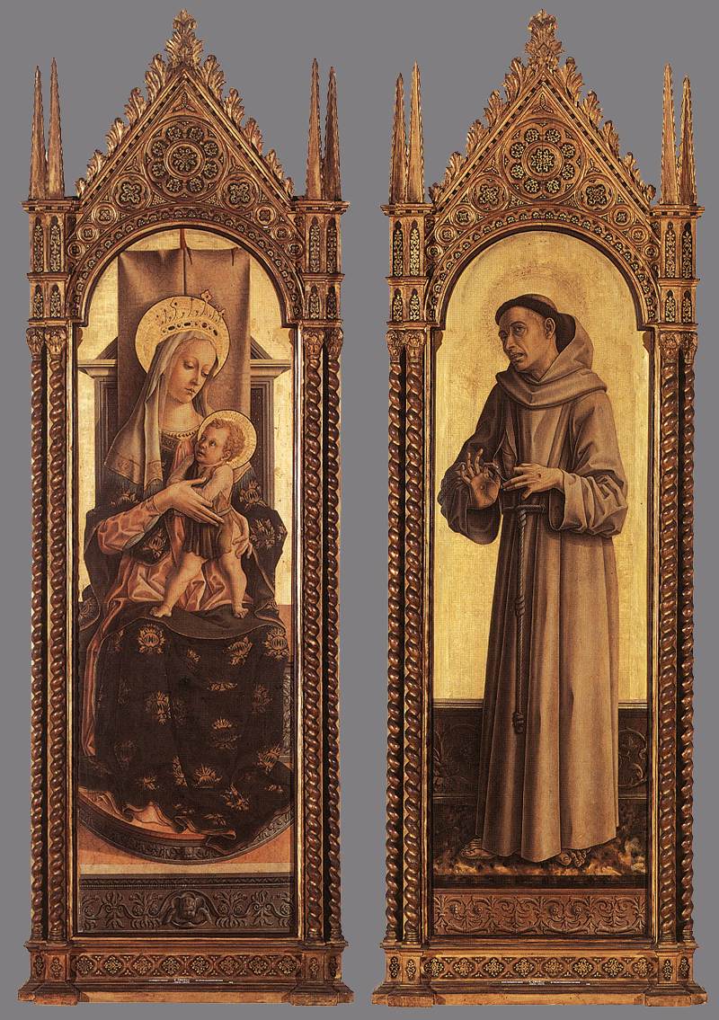Madonna and Child; St Francis of Assisi