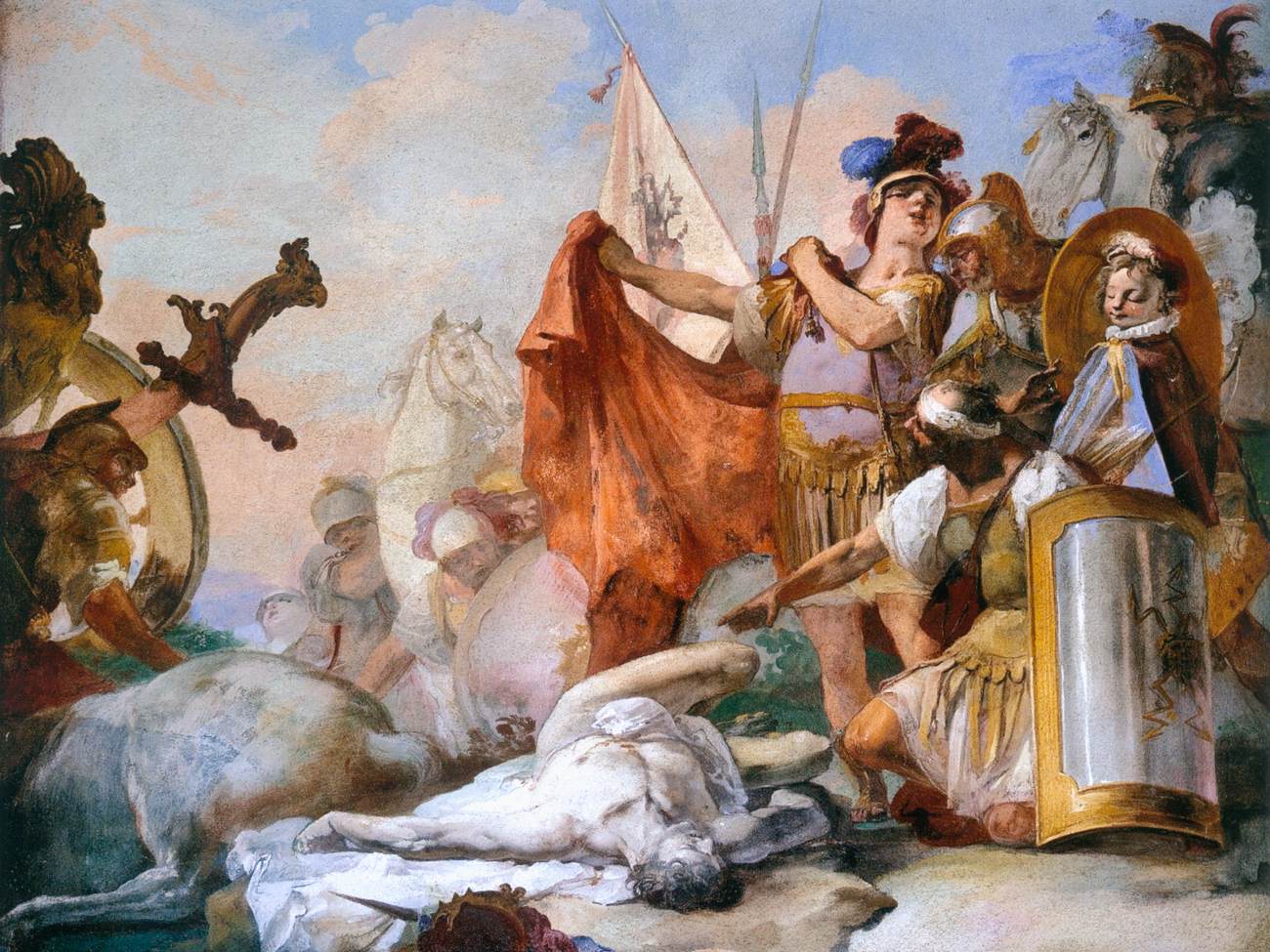 Alexander before the Corpse of Darius