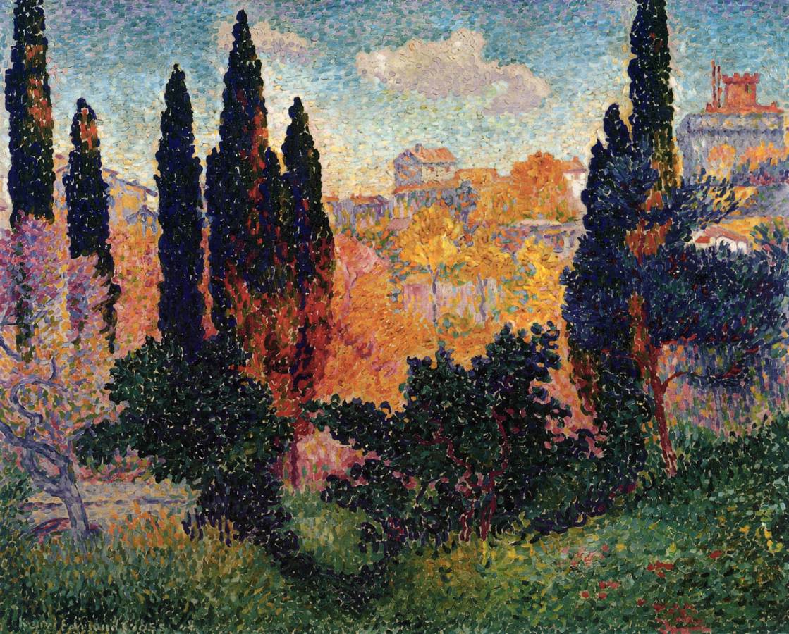 Cypresses at Cagnes