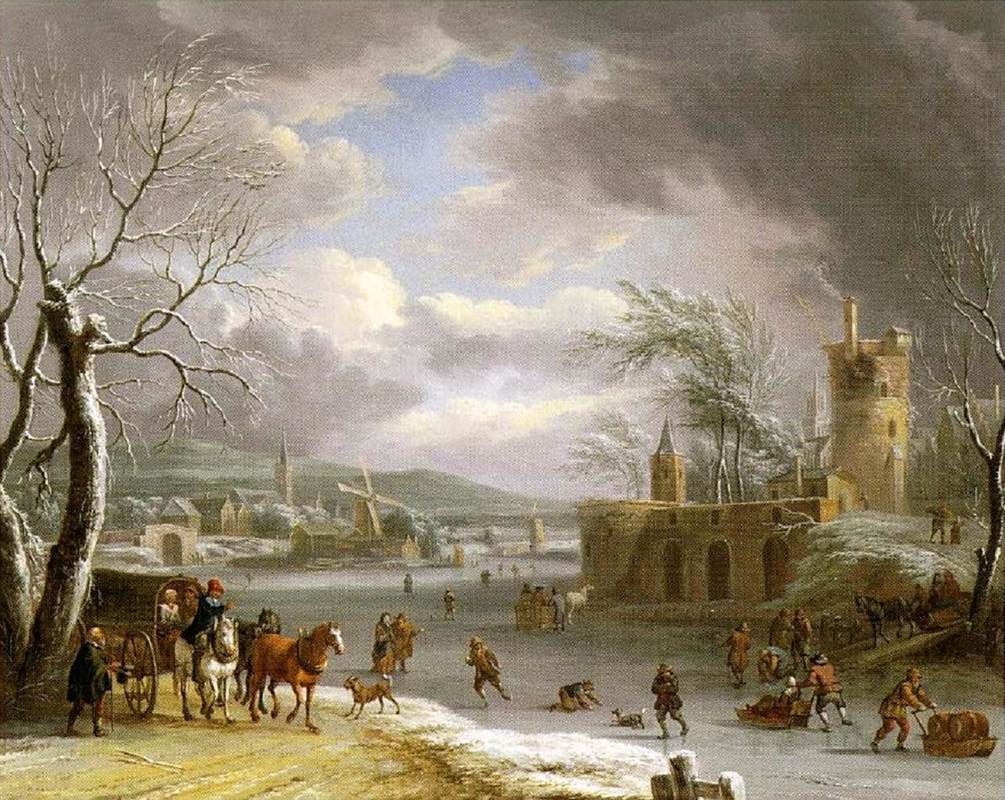 Winter Landscape with Travelers