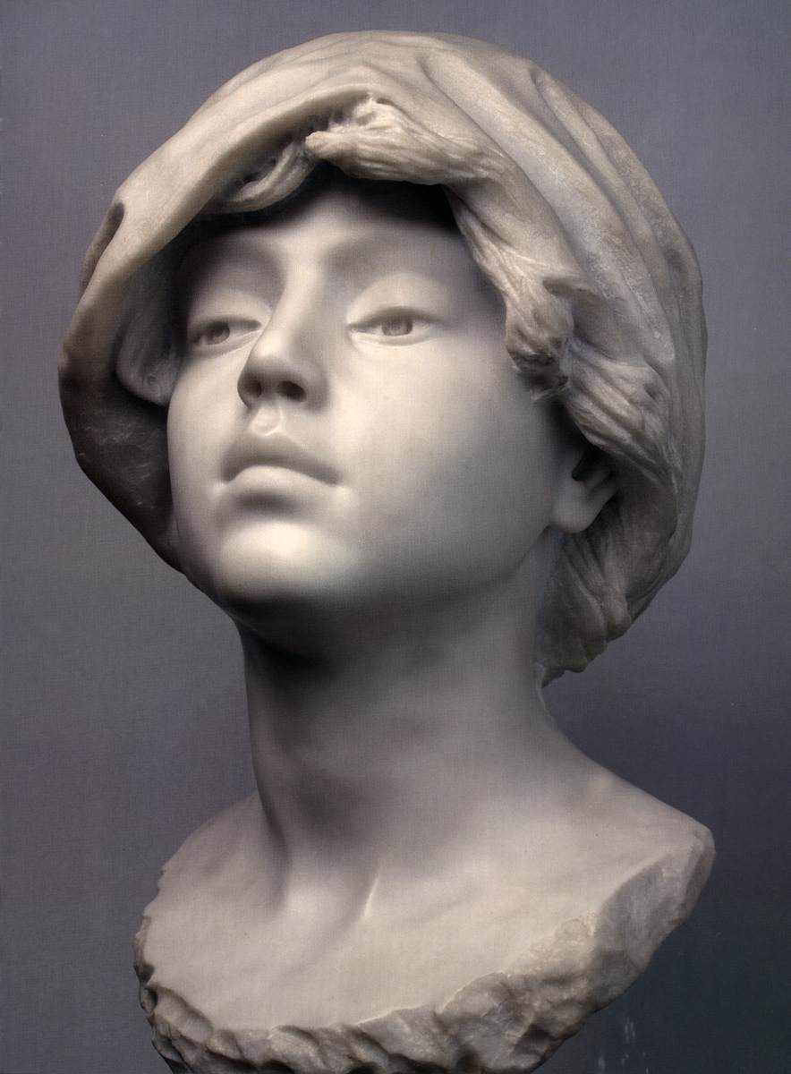 Girl Wearing a Headscarf